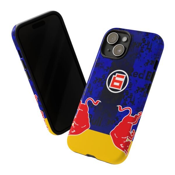 iPhone 15, Glossy Issac Hadjar F1 Bull Livery 2026 inspired Tough Phone Case