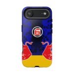 iPhone 17 Air, Glossy Issac Hadjar F1 Bull Livery 2026 inspired Tough Phone Case