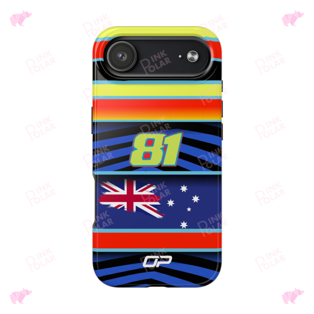 Oscar Piastri F1 2026 Helmet inspired Phone Case