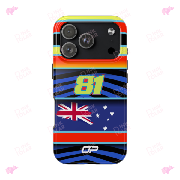 12 Oscar Piastri F1 2026 Helmet iPhone Case