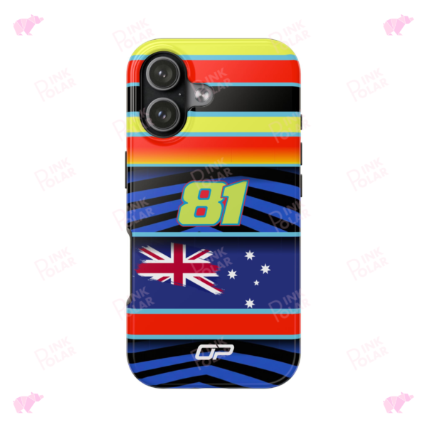13 Oscar Piastri F1 2026 Helmet iPhone Case