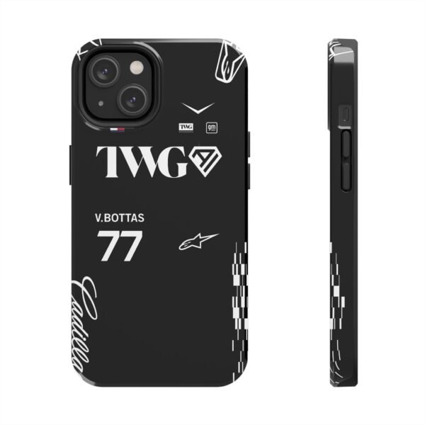 Front and Side, iPhone 14 (1) Valtteri Bottas Cadillac F1 Race Suit 2026 Phone Case