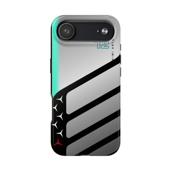 Front, iPhone 17 Air (6) Kimi Antonelli KA12 Phone Case – 2026 Mercedes F1 Livery Inspired Design