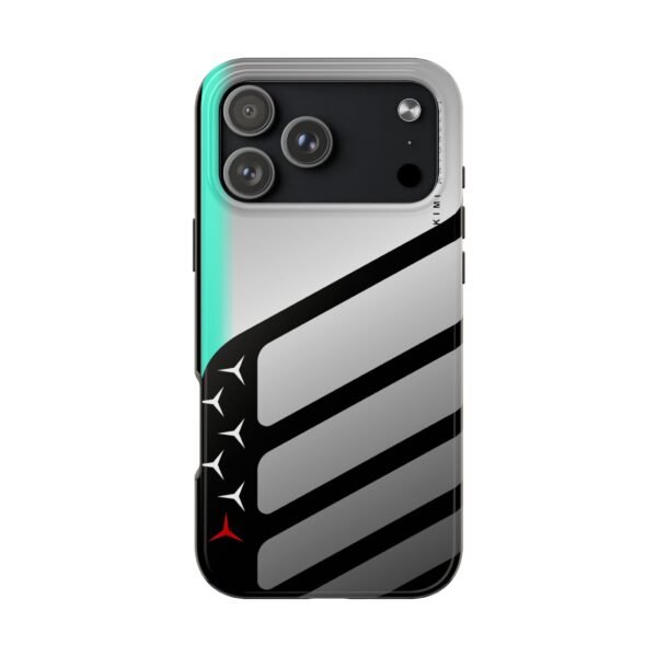 Front, iPhone 17 Pro Max (2) Kimi Antonelli KA12 Phone Case – 2026 Mercedes F1 Livery Inspired Design