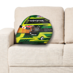 Oscar Piastri F1 pillow side helmet design