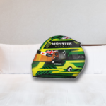 Oscar Piastri F1 pillow side helmet design