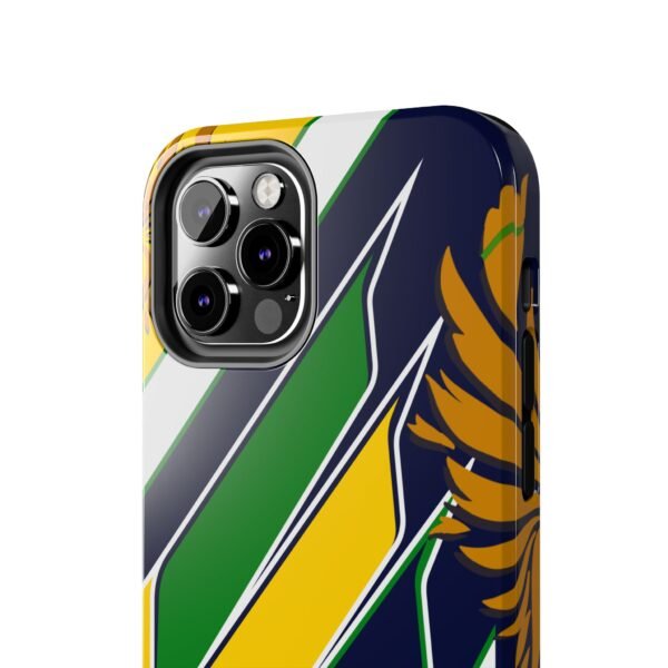 Close-up, iPhone 12 Pro (6) Gabriel Bortoleto F1 2026 Helmet inspired Phone Case