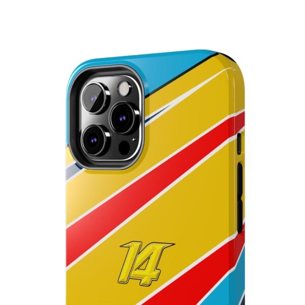 Close-up, iPhone 12 Pro Max (7) Fernando Alonso F1 2026 Helmet inspired Phone Case