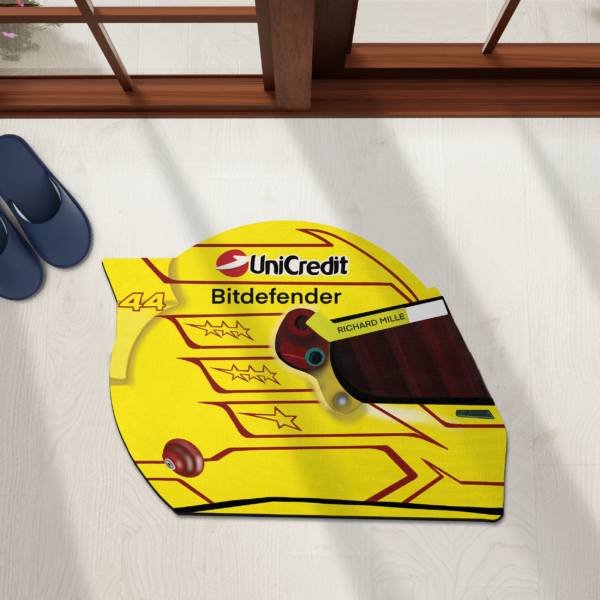 FGFGFGF Formula 1 2026 Drivers Helmet Shaped Rug | Floor Mat