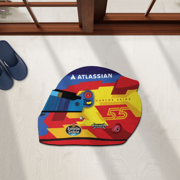 FGFYTYTY Formula1 2026 Drivers Helmet Shaped Rug | Floor Mat