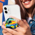Fernando Alonso F1 2026 Helmet Phone Grip