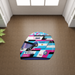 GDGEGHEFG Formula 1 2026 Drivers Helmet Shaped Rug | Floor Mat