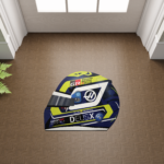 HFJHFJFH Formula 1 2026 Drivers Helmet Shaped Rug | Floor Mat