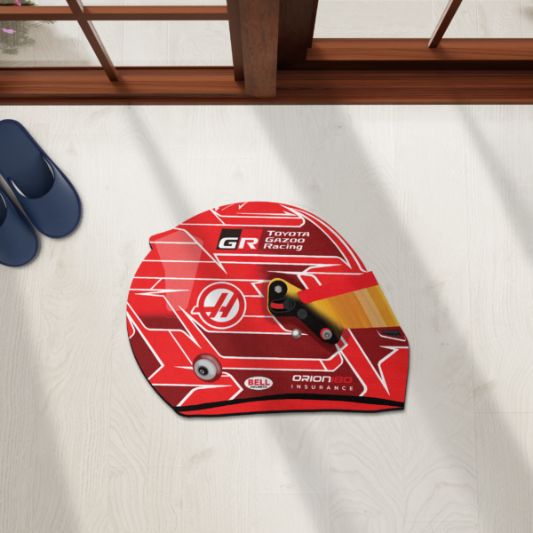 JFUJHURHUT Formula 1 2026 Drivers Helmet Shaped Rug | Floor Mat