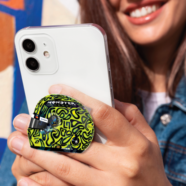 Mockup-Custom Shape Acrylic Phone Grip-1 Lando Norris F1 2026 Helmet Phone Grip