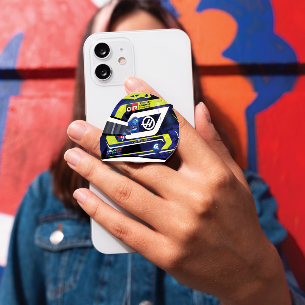 Ollie Bearman F1 2026 Helmet Phone Grip