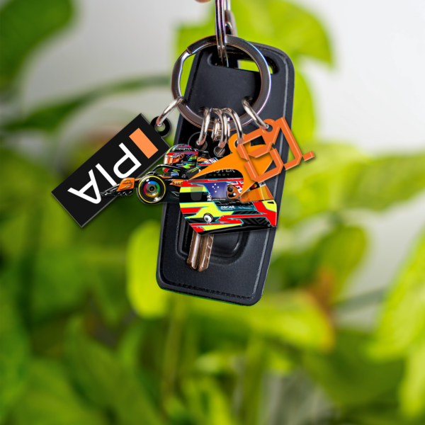 Oscar Piastri McLaren F1 2026 5 Charms Keychain – Racing Inspired Accessory
