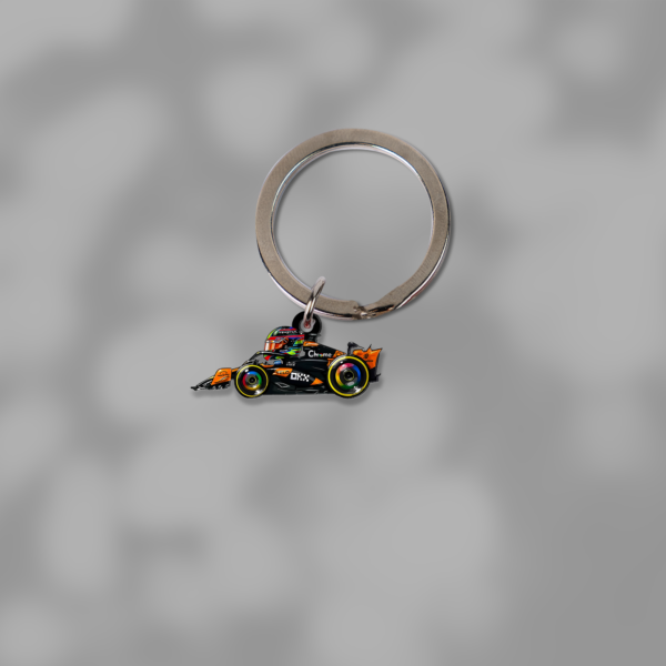 OPCAR Oscar Piastri McLaren F1 2026 5 charms keychain
