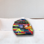 Oscar Piastri F1 pillow side helmet design