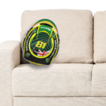 Oscar Piastri F1 pillow side helmet design