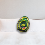 Oscar Piastri F1 pillow side helmet design