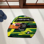 Oscar Side Floor Rug Aus 2 Formula 1 2026 Drivers Helmet Shaped Rug | Floor Mat