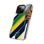 Side, iPhone 13 Pro (8) Gabriel Bortoleto F1 2026 Helmet inspired Phone Case