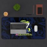 Ollie Bearman F1 2026 helmet desk mat flat lay and Non slip
