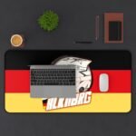 Context 1, 16_ x 32_ (1) Nico Hulkenberg F1 2026 Helmet Desk Mat | German Flag Formula Racing Mouse Pad