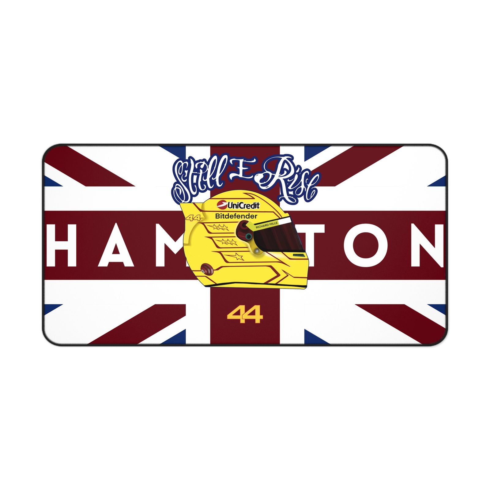 lewis-hamilton-f1-2026-helmet-desk-mat. Lewis Hamilton F1 2026 Helmet Desk Mat