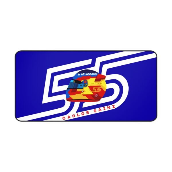 Front, 16_ x 32_ (6) Carlos Sainz F1 2026 Helmet Desk Mat