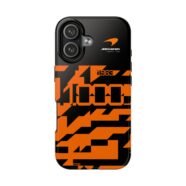McLaren F1 Racing Team 1000th GP edition phone case in papaya orange