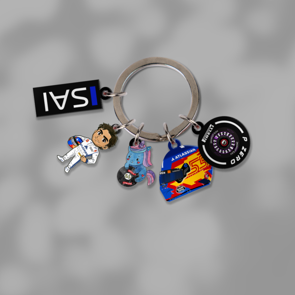CS55 Carlos Sainz F1 5 Charms Keychain