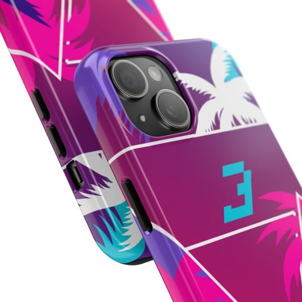 Close-up, iPhone 15 (11) F1 Miami GP VER 3 phone case