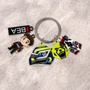 Ollie Bearman F1 2026 5 Charms Keychain