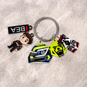Ollie Bearman F1 2026 5 Charms Keychain