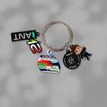 Kimi Antonelli F1 2026 5 Charms Keychain
