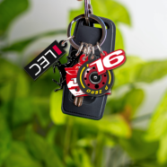 Charles Leclerc keychain - Lifestyle Shot 1