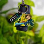 Fernando Alonso F1 2026 5 Charms Keychain