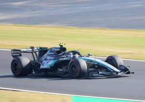 Kimi Antonelli driving the Mercedes W17 during the 2026 Formula 1 season