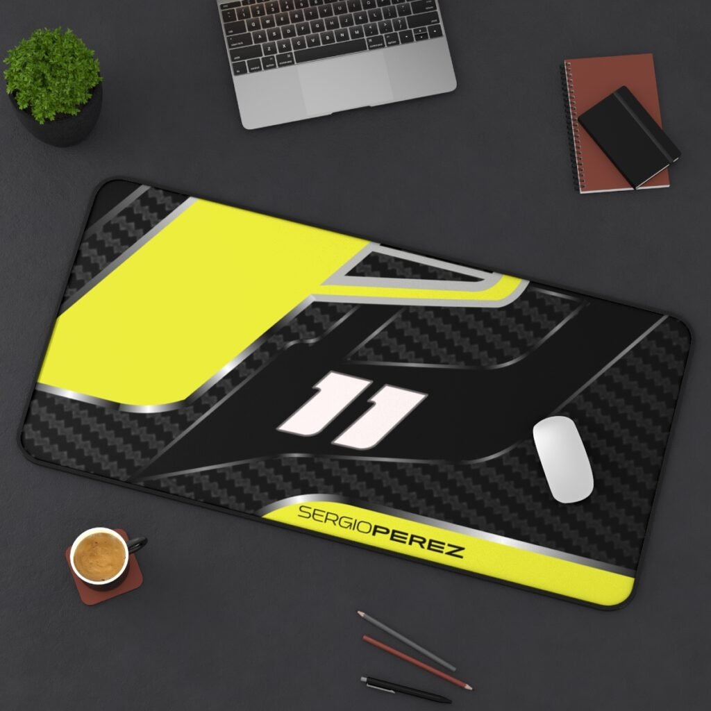 Sergio Pérez desk mat - Lifestyle Shot 3