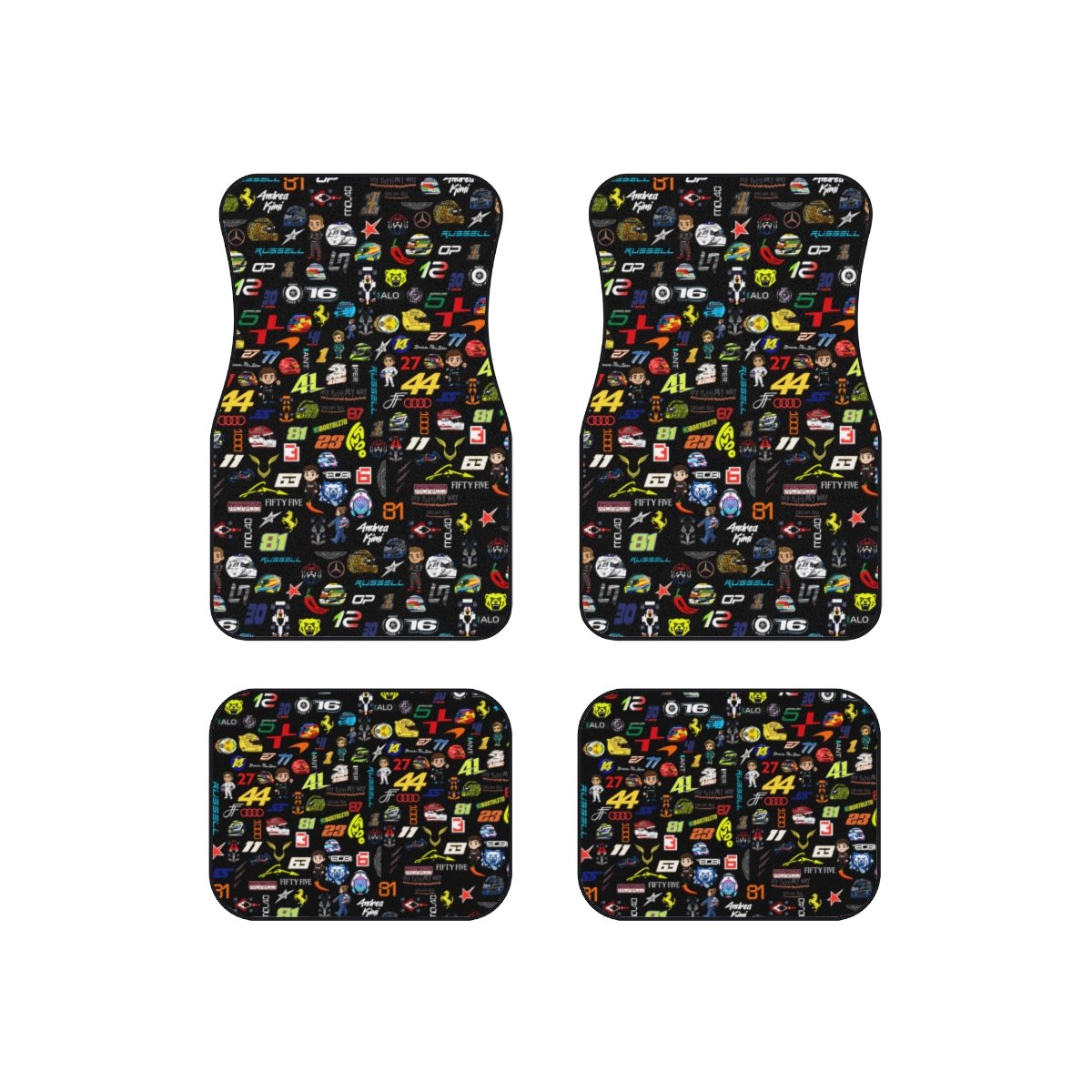 Lando Norris McLaren car mats - Lifestyle Shot 1
