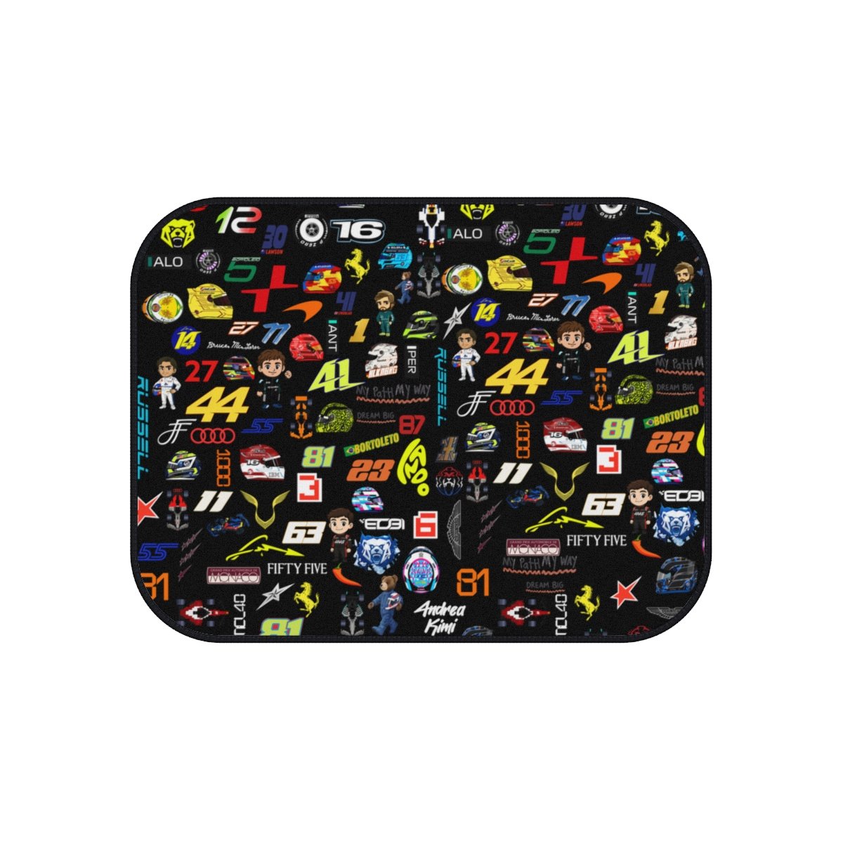 Lando Norris McLaren car mats - Lifestyle Shot 3
