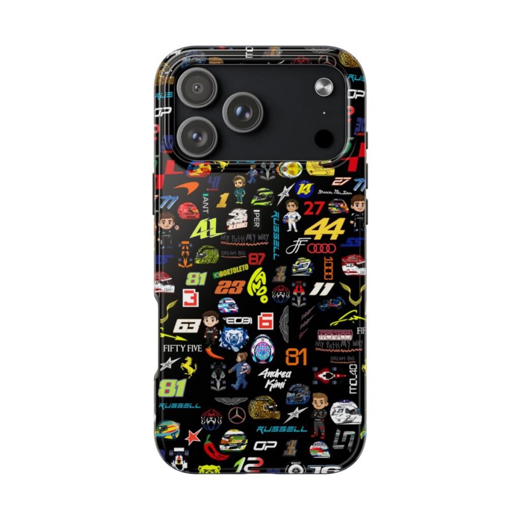 F1 Collage 2026 Phone Case - Main View