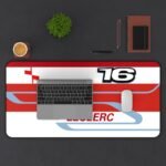 charles leclerc desk mat - Lifestyle Shot 2