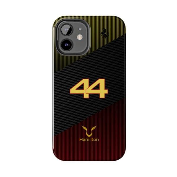 Lewis Hamilton F1 Carbon Fiber Phone Case for iPhone and Samsung Shockproof Lewis Hamilton Racing Phone Cover