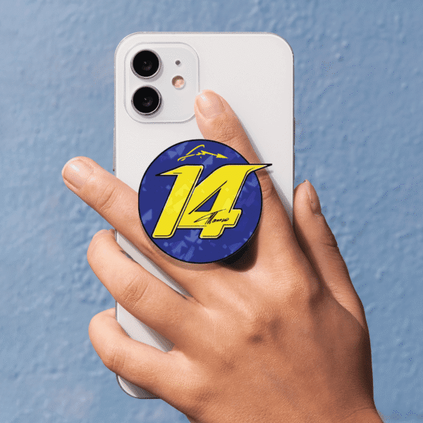 Fernando Alonso 14 Phone Grip F1 with racing-inspired design