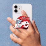 Charles Leclerc Jules tribute helmet phone grip in glossy acrylic for Formula 1 and charles fans