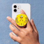 Lewis Hamilton Top Helmet F1 2025 Phone Grip – Formula 1 Inspired Accessory