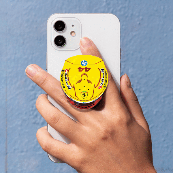 Lewis Hamilton Top Helmet F1 2025 Phone Grip – Formula 1 Inspired Accessory